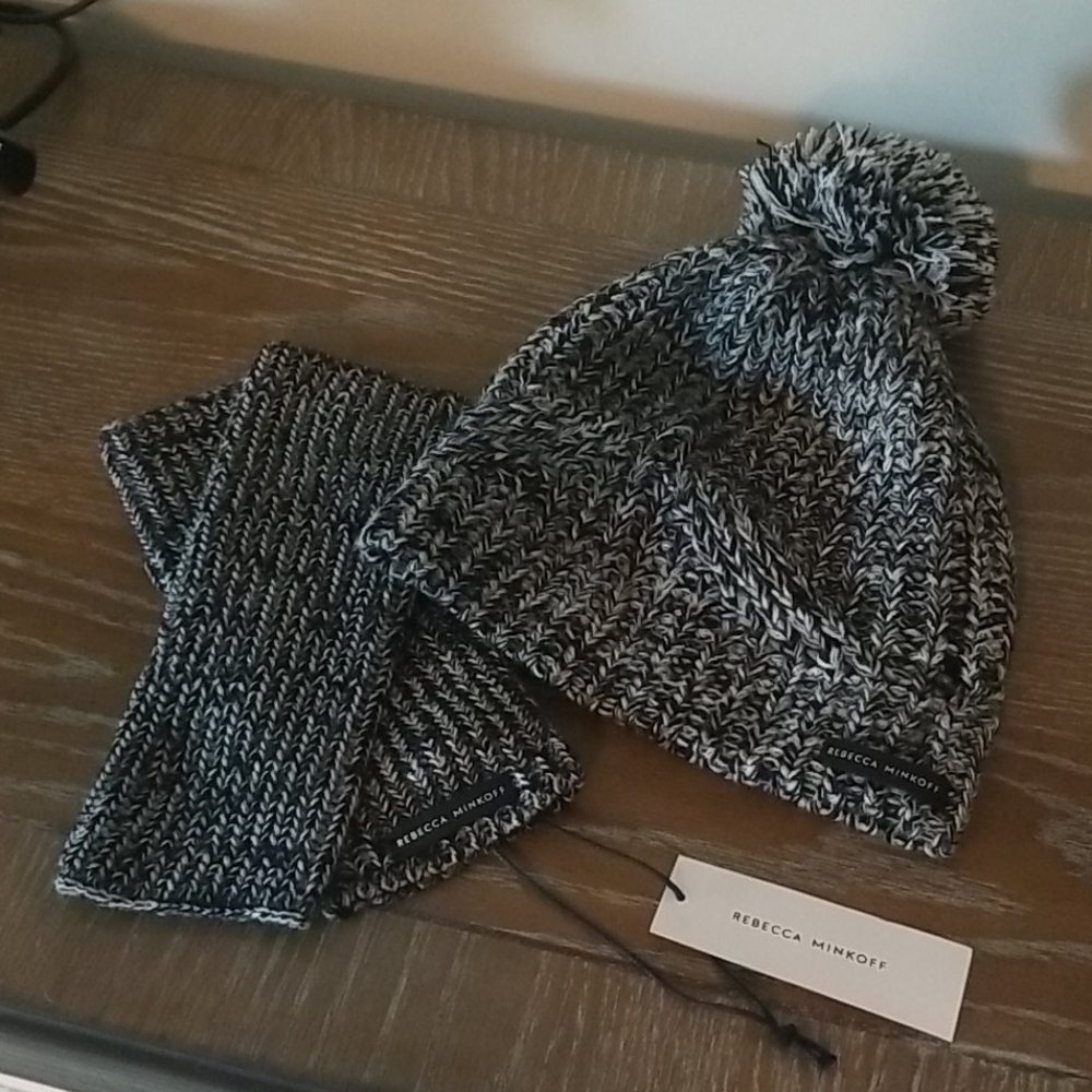 Rebecca Minkoff Hat & Hand Warmers